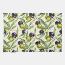 Olive Branches and Olives by Natasha Us  