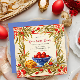Olive Branches & Baklava: A Greek Easter Affair Invitation