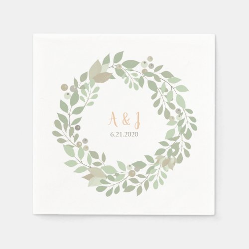 Olive Branches LOVE Collection Napkins