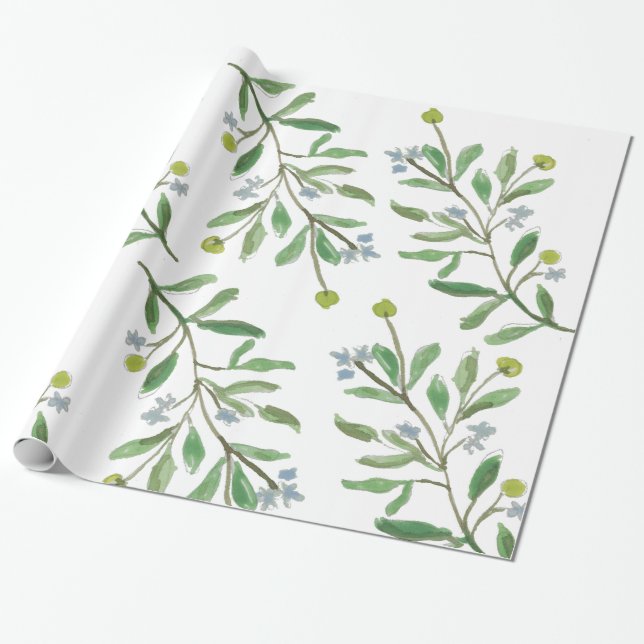 Olive Brand Wrapping Paper (Unrolled)
