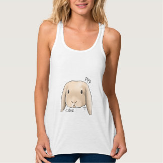 Olive Bunny Tank Top