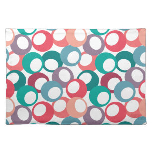 Olive Circles Cloth Placemat