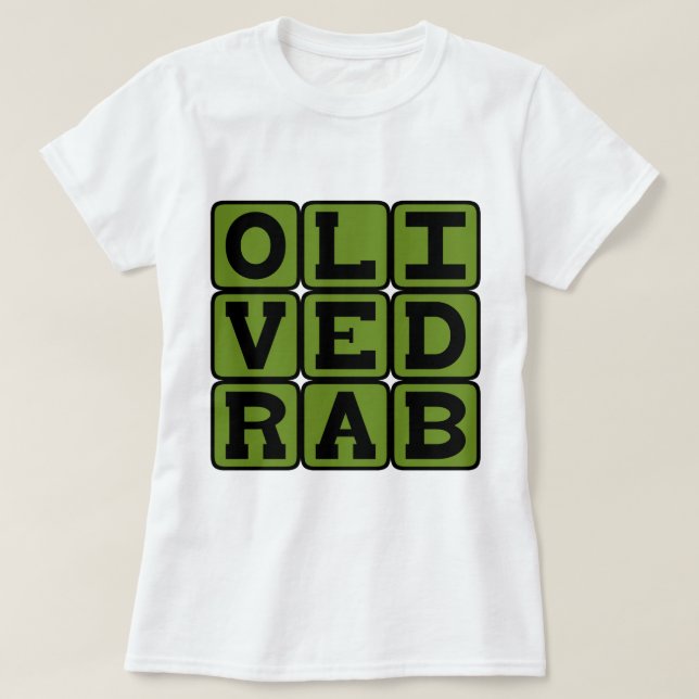 Olive Drab, Color T-Shirt (Design Front)