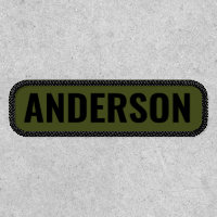 Olive Drab Green Name Tapes
