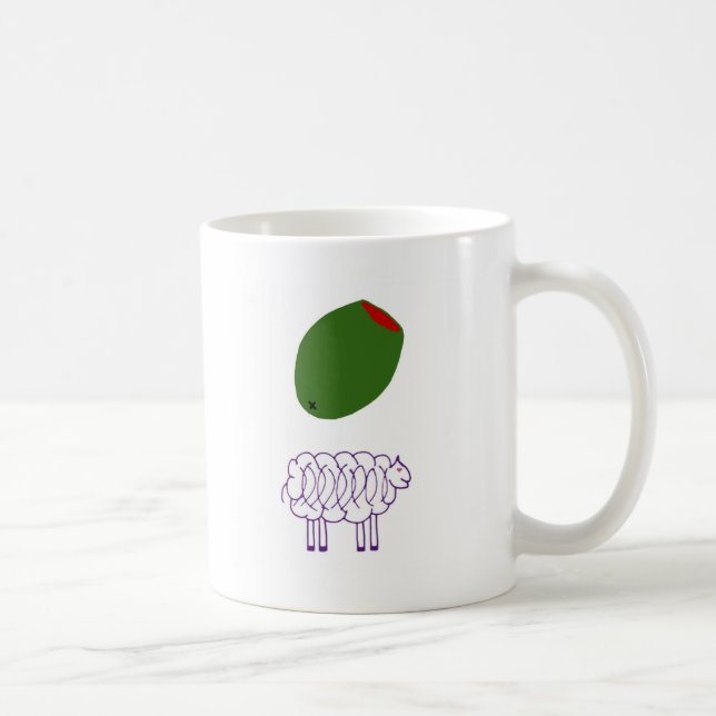 Olive Ewe Coffee Mug (Right)