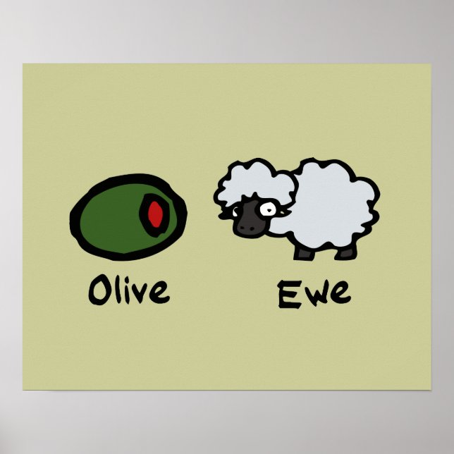 Olive Ewe Poster (Front)
