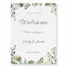 Olive Floral Wedding