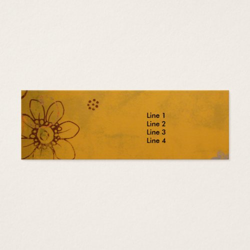 Olive Flowers Business Card