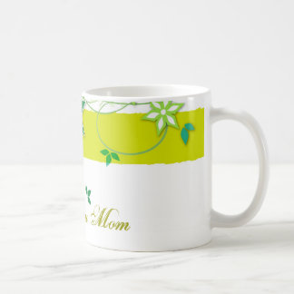 Olive flowers, I love you Mom Coffee Mug