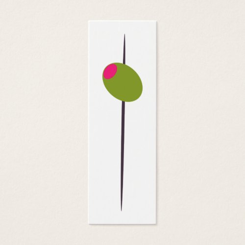 Olive for Martini Bridal Shower Business Cards