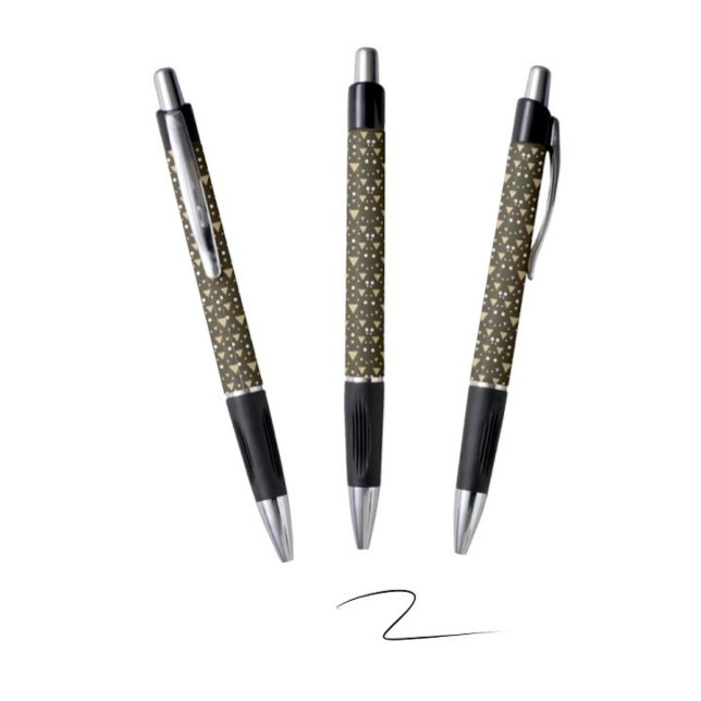 Olive Geometry Luxe Pen (Creator Uploaded)