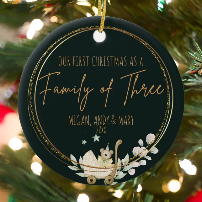 Olive Glittering Family Starlight Ornament (Creator Uploaded)