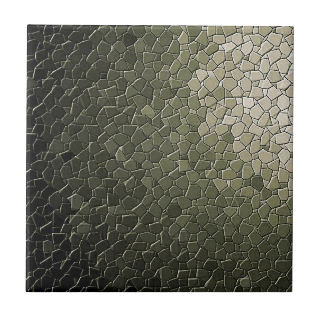 Olive Gray Mosaic Tile (Front)