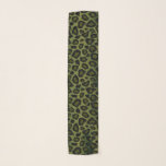 Olive Green and Black Leopard Print Scarf<br><div class="desc">🥇AN ORIGINAL COPYRIGHT DESIGN by Donna Siegrist ONLY AVAILABLE ON ZAZZLE! Olive Green and Black Leopard Print. Available in several colors. ⭐99% of my designs in my store are done in layers. This makes it easy for you to resize and move the graphics and text around so that it will...</div>
