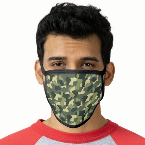 Olive Green Army Military or Hunting Camouflage Face Mask