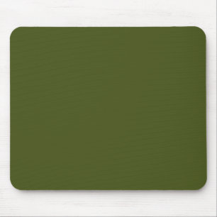 Olive Green Background Decor to Customize Mouse Pad