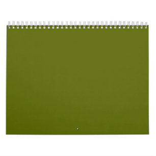 Olive Green Backgrounds on a Calendar