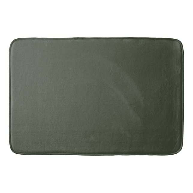 Olive Green Bath Mat (Front)