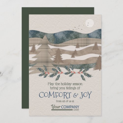 Olive Green Blue Nature Company Holiday Cards