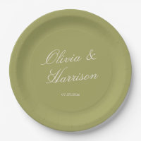Olive Green Classic Wedding
