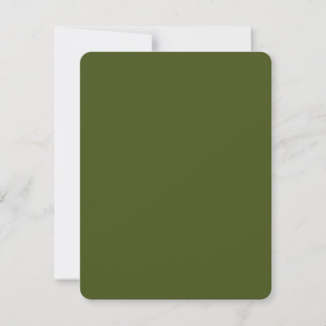 Olive Green Color Design Customize This (Front)