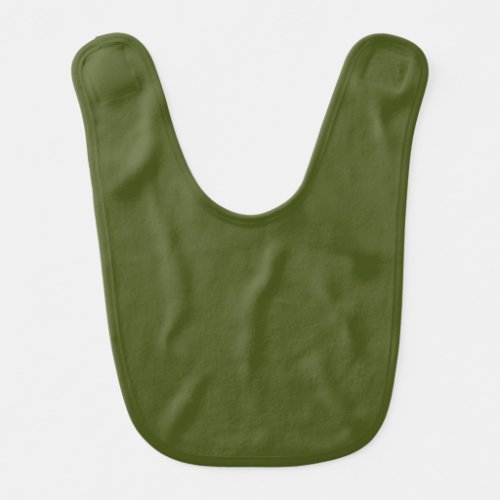 Olive Green Color Design Customize This Bib