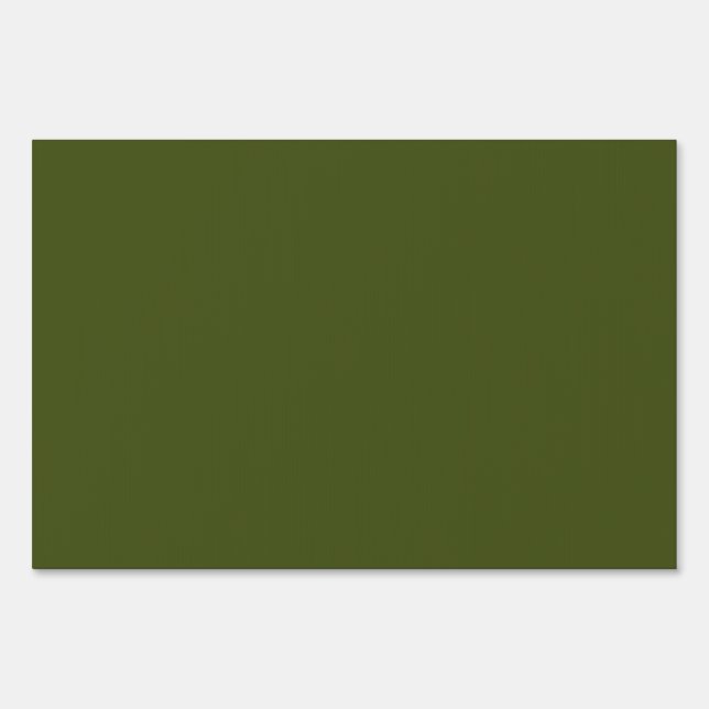 Olive Green Color Design Customize This Sign (Front)