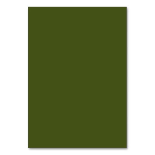 Olive Green Color Design Customize This Table Number