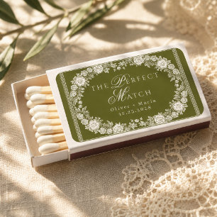 Olive Green Doily Lace Perfect match Wedding