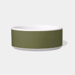 Olive Green Earthy Solid Color Print Bowl<br><div class="desc">Connect with nature anywhere with this classic olive green color.</div>