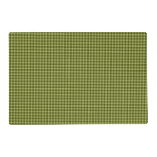 Olive Green Gingham-PAPER PARTY PLACEMAT