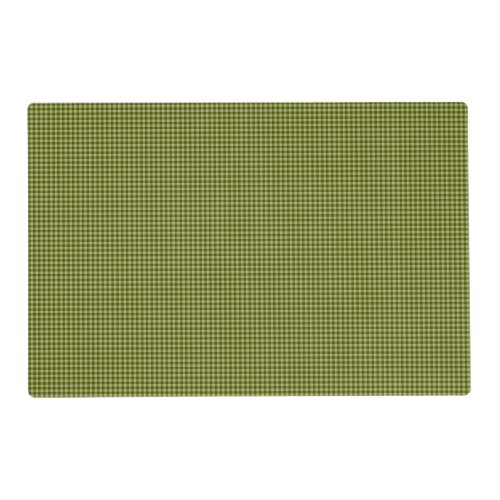 Olive Green Gingham_PAPER PARTY PLACEMAT