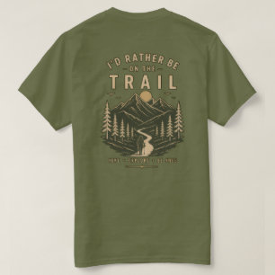 Olive Green Hiking T-Shirt – Trails Call