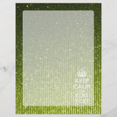 Olive Green Keep Calm Have Your Text (Front)