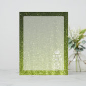 Olive Green Keep Calm Have Your Text (Standing Front)