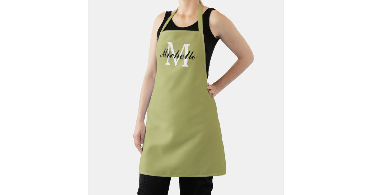 Apron Wife Mom Boss, Kitchen Apron With Three-section Pocket