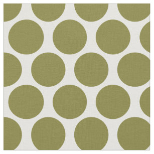 Green Polka Dots Fabric, Wallpaper and Home Decor