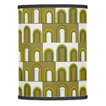 Olive Green Mustard Yellow Mid-Century Modern