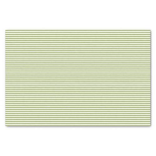 Olive Green Pinstripes Tissue Paper
