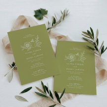Olive Green Pumpkin Sunflower Fall Wedding