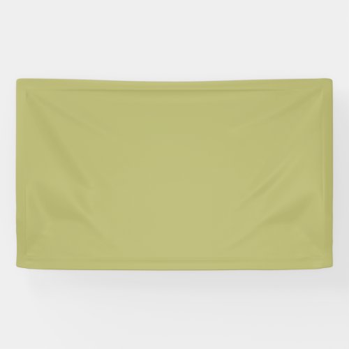 Olive Green Solid Color Banner