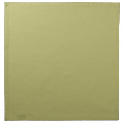Olive Green Solid Color Cloth Napkin