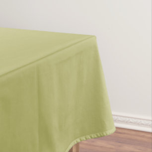 Olive Green Solid Color Tablecloth
