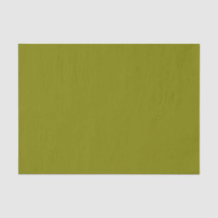 Olive Green Solid Color Tissue Paper