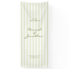 Olive Green Stripe Wedding