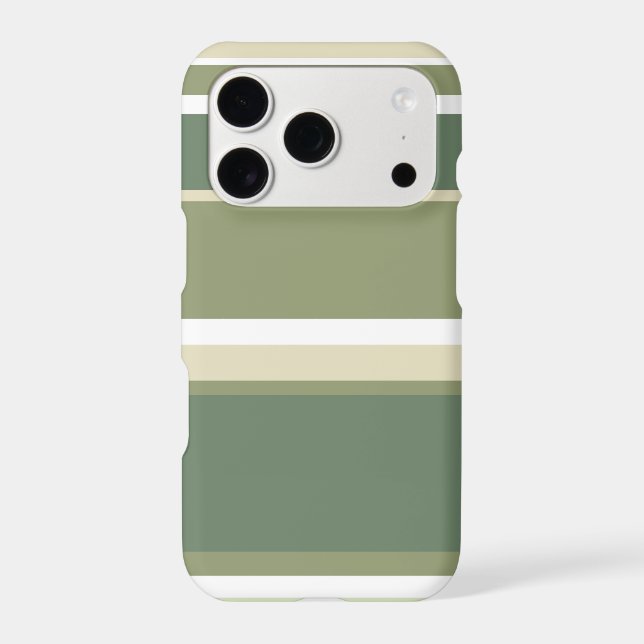 Olive green stripes Case-Mate iPhone case (Back)