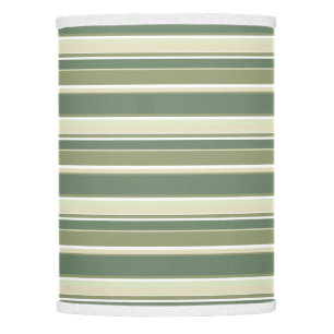 Olive green stripes lamp shade