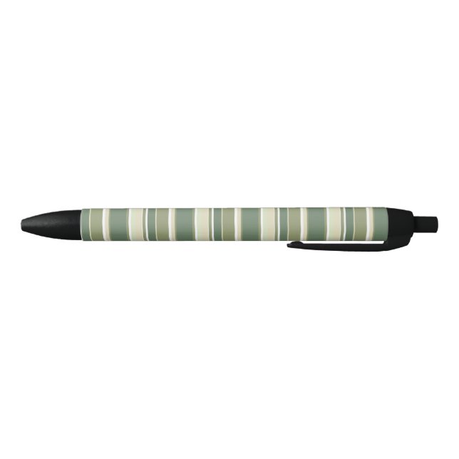 Olive green stripes pen (Bottom)