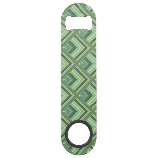 Olive green stripes scale pattern bar key (Front)