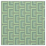 Olive green stripes square scales pattern fabric